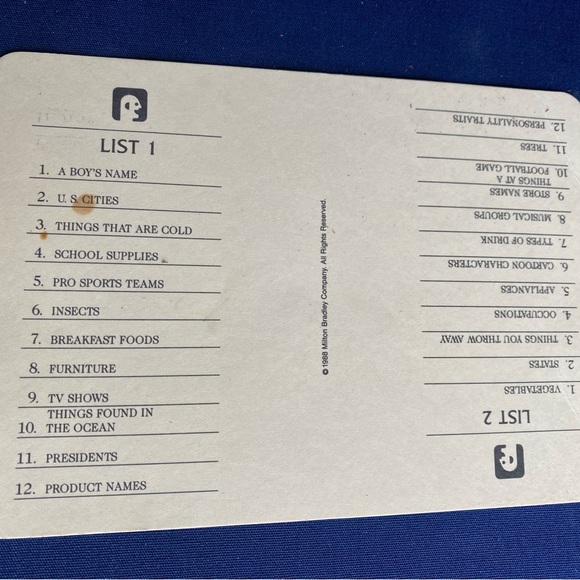 Vintage 1988 The Game Of Scattergories, From Milton Bradley (#4917), Complete - Picture 10 of 10